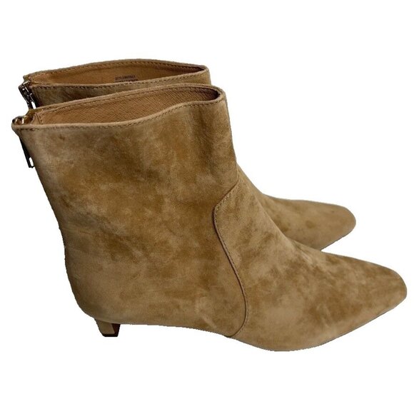 Madewell Womens Size 8 The Dimes Kitten-Heel Boot NR863 NEW Tan Suede - Picture 4 of 14